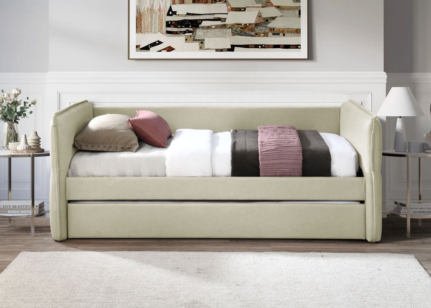 Daybed With A Trundle, Stylish Design Bernards Furniture
