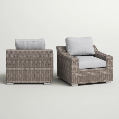 Patio Chair With Cushions Modern Design LSI Patio Furniture