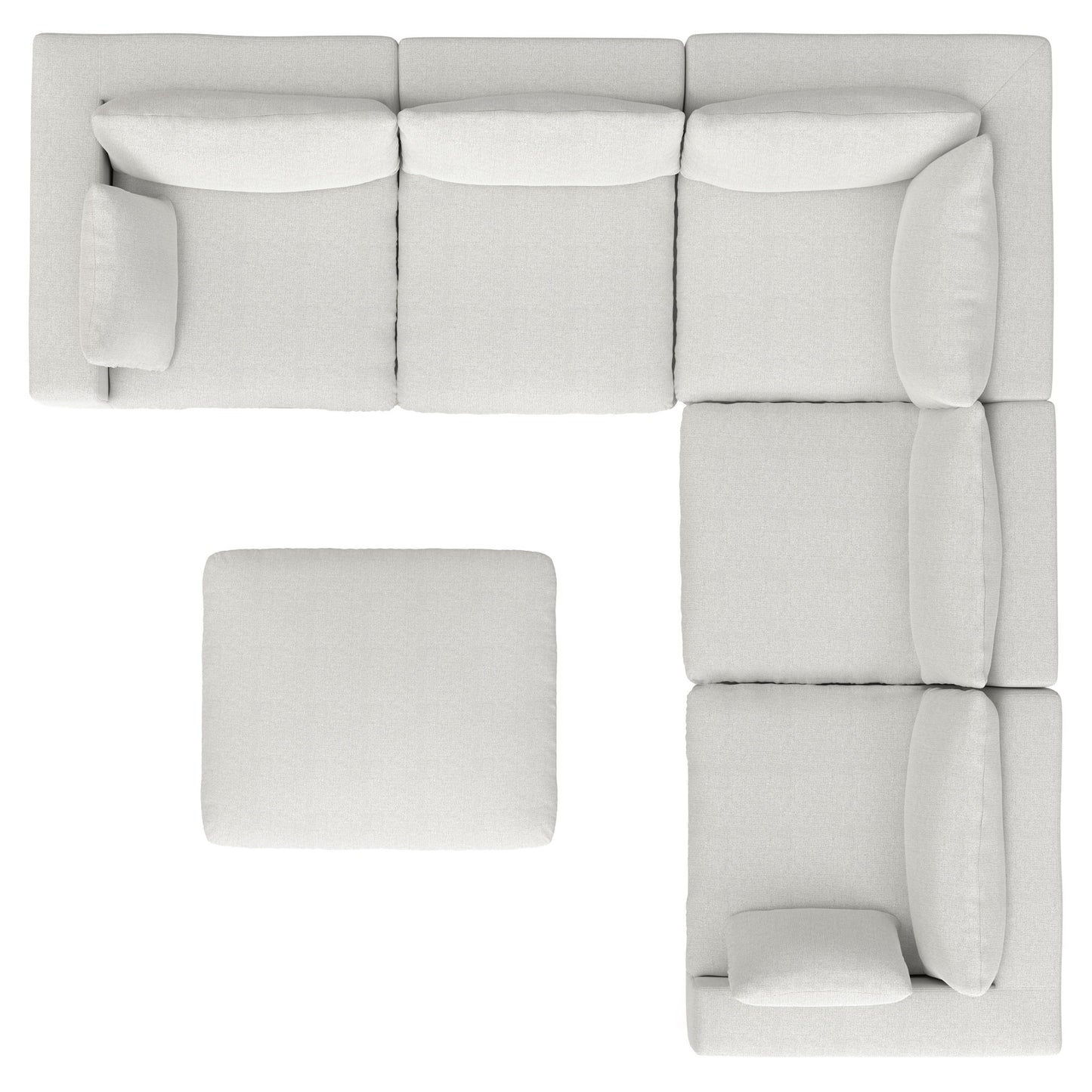 Jasmine - Handcrafted Sofa And Ottoman Simpli-Home