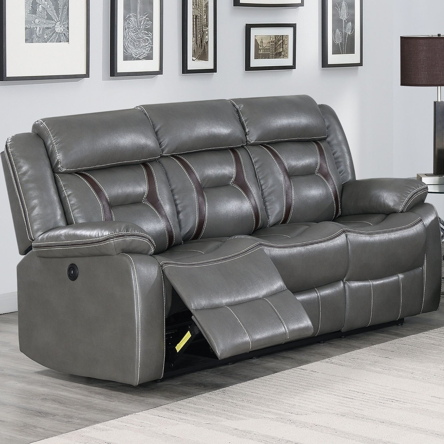 Living Room Set With Pillow Armrest And Tufted Backrest Home Essentials