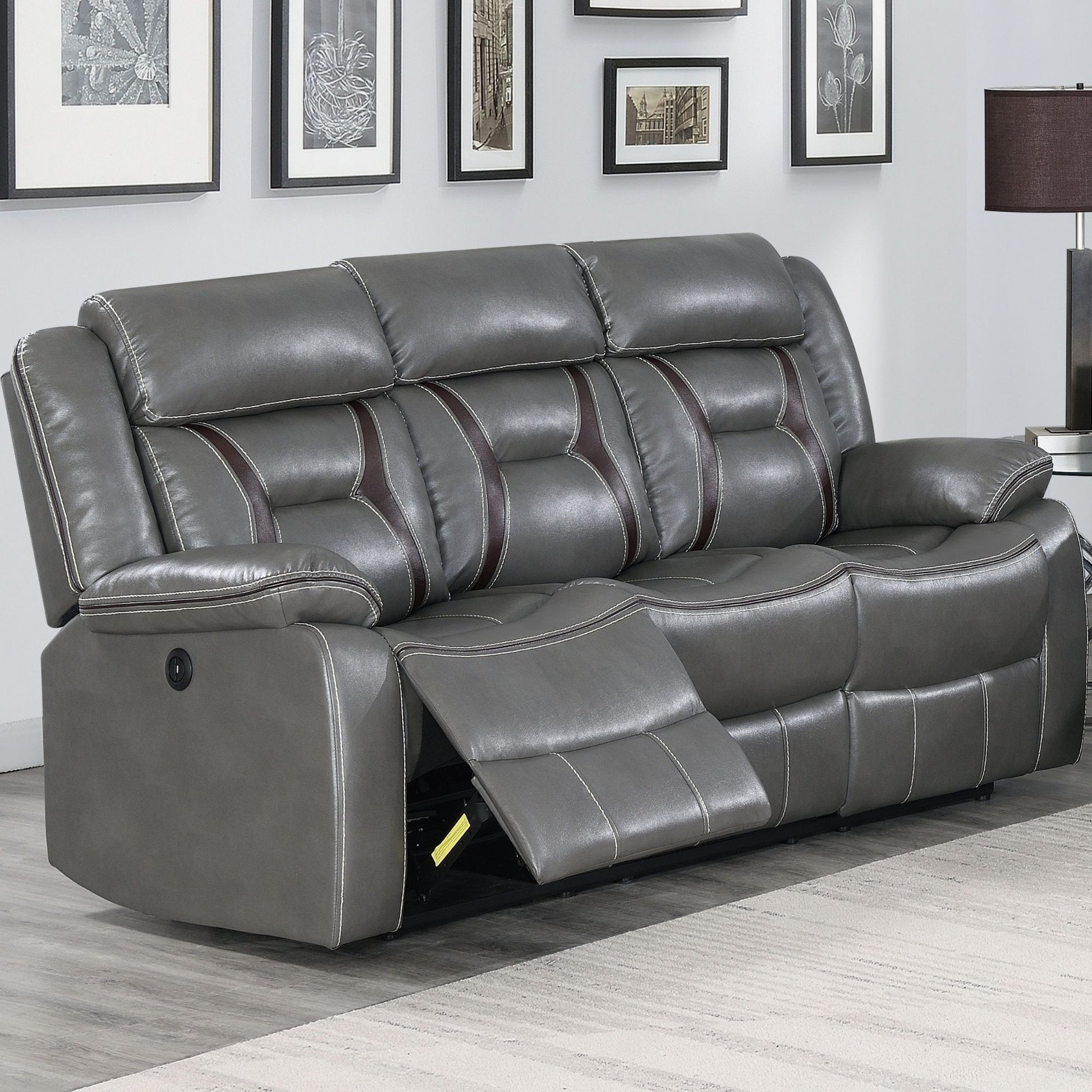 Living Room Set With Pillow Armrest And Tufted Backrest Home Essentials