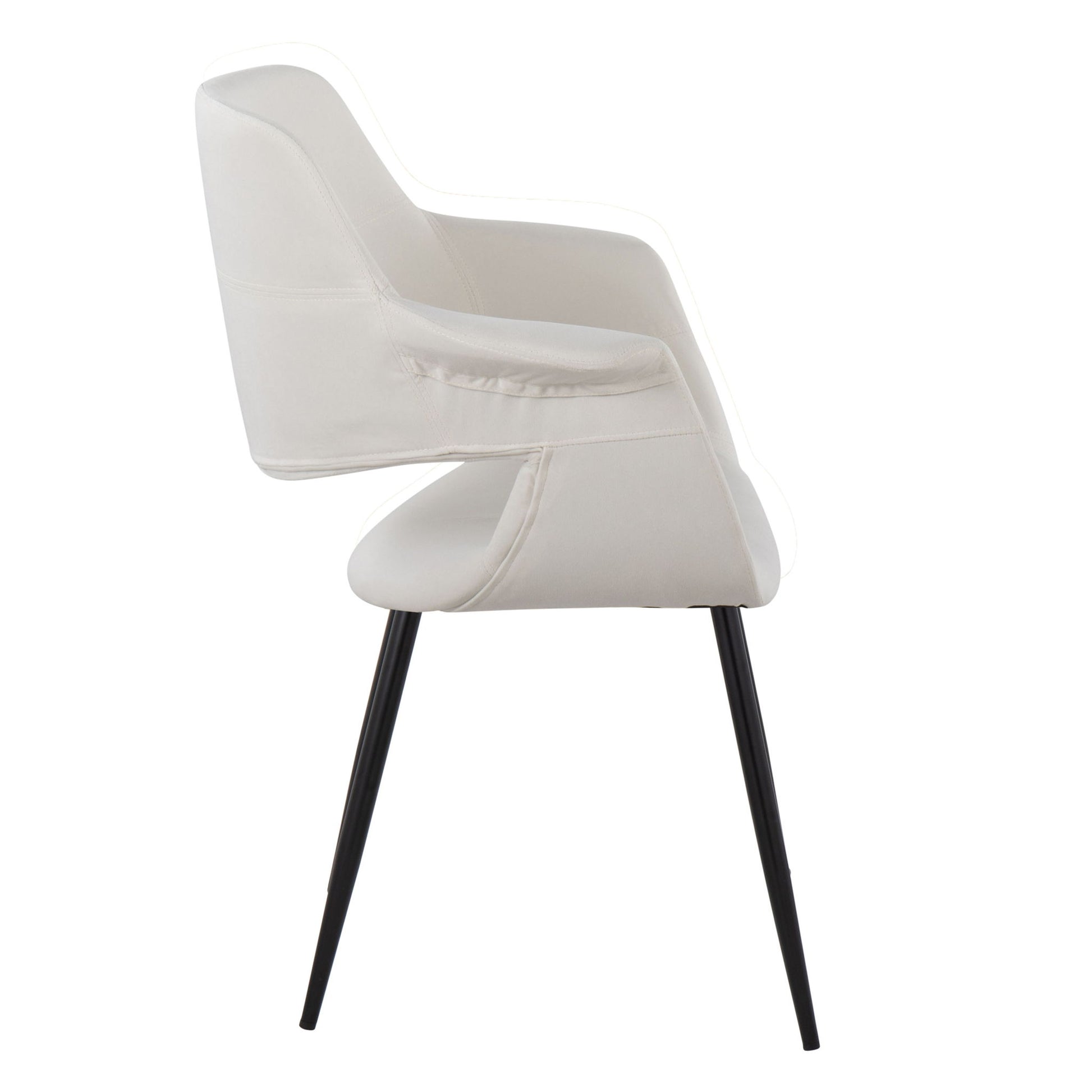 Vintage Flair - Glam, Art Deco Chair (Set of 2) Lumi Source