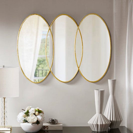 Eclipse - Oval Wall Decor Mirror - Gold