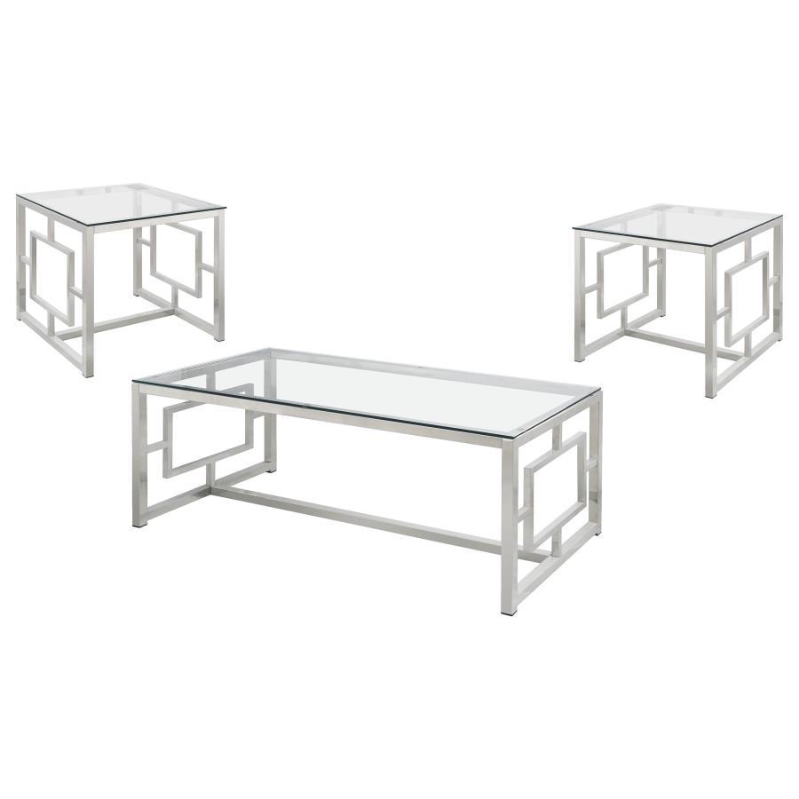 Merced - Rectangular Coffee Table Set Coaster Fine Furniture