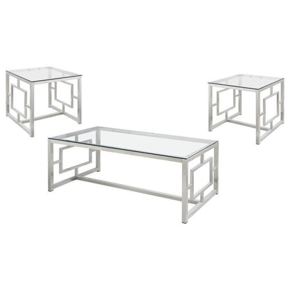 Merced - Rectangular Coffee Table Set Coaster Fine Furniture