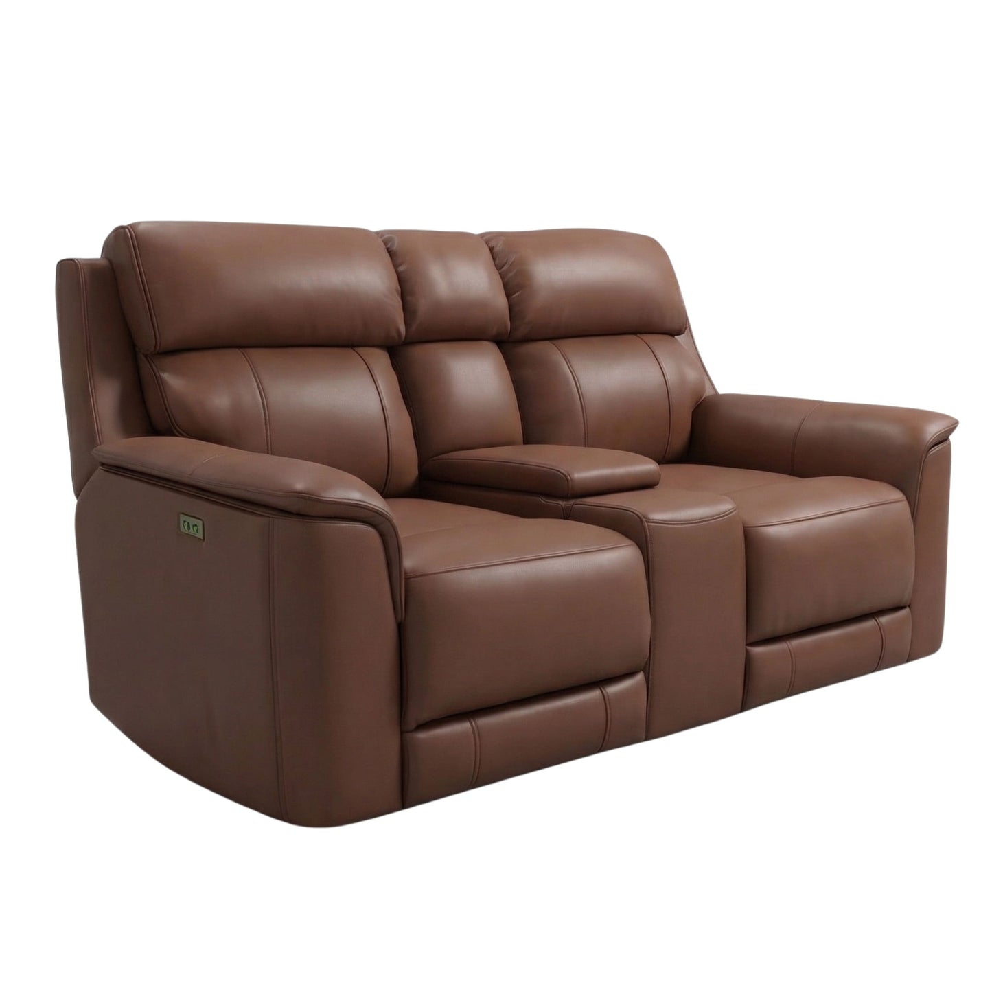 Oslo - Dual Power Reclining Loveseat With Console Home Essentials