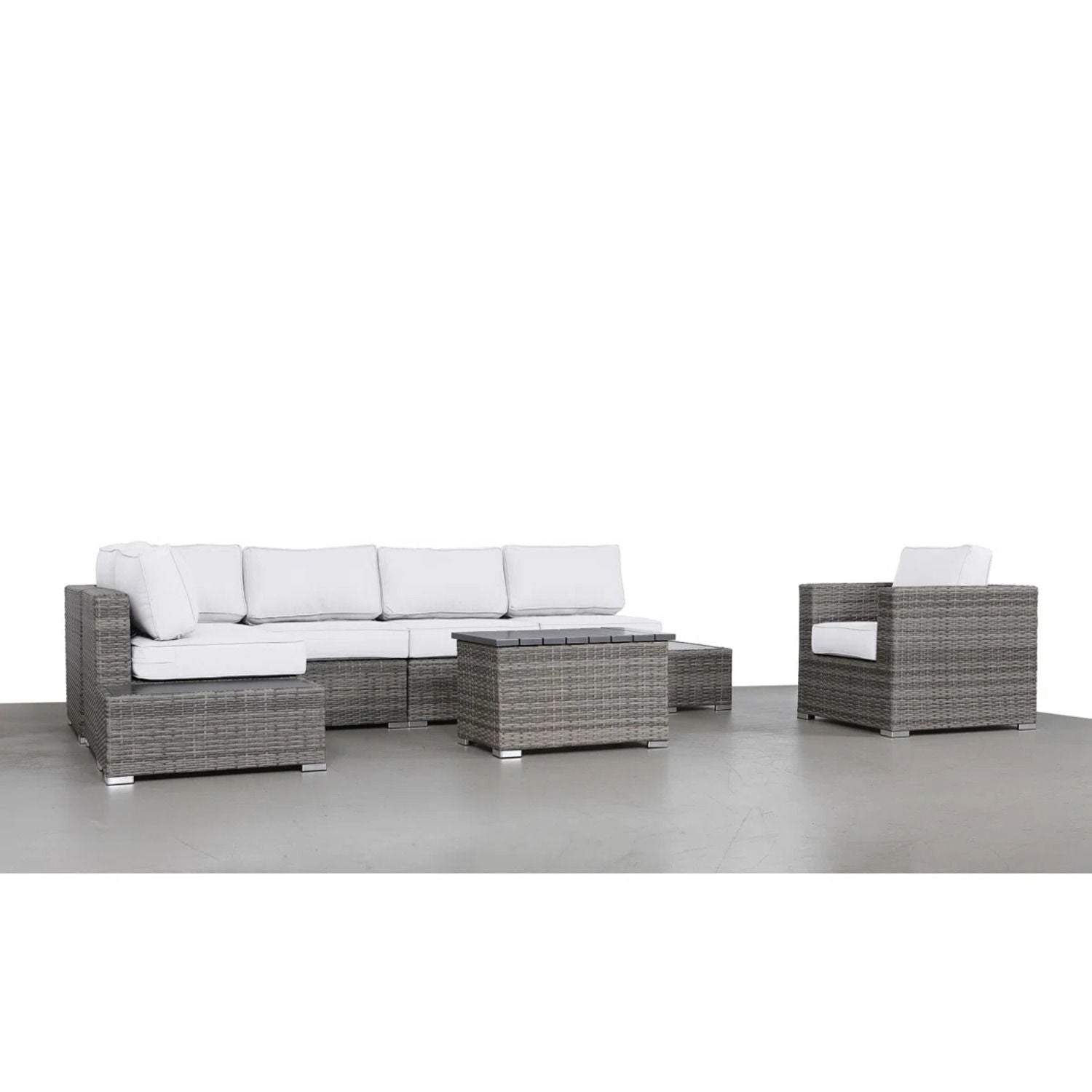 Sectional, Stylish Entertainment, Outdoor Living LSI Patio Furniture