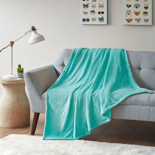 Oversized Throw - Aqua