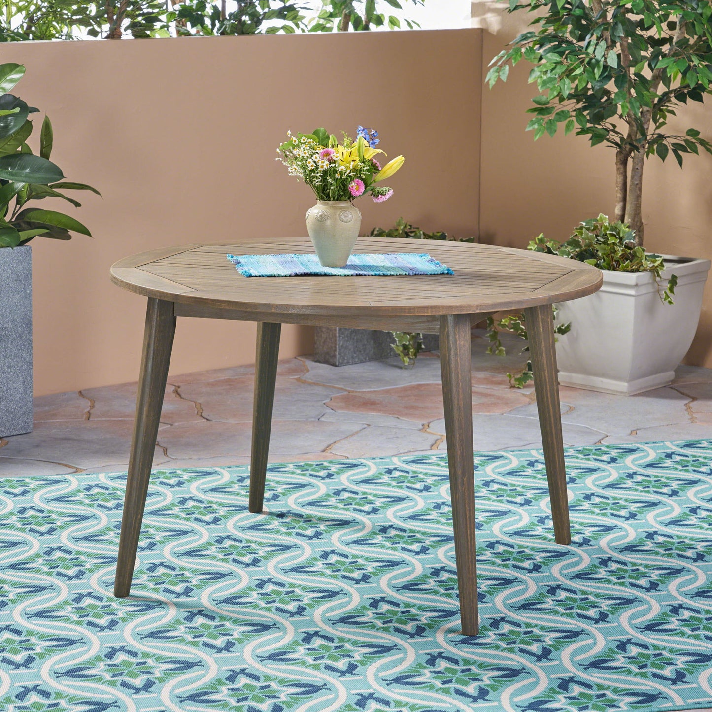 Stamford - Outdoor Dining Table Modern Design Noble House
