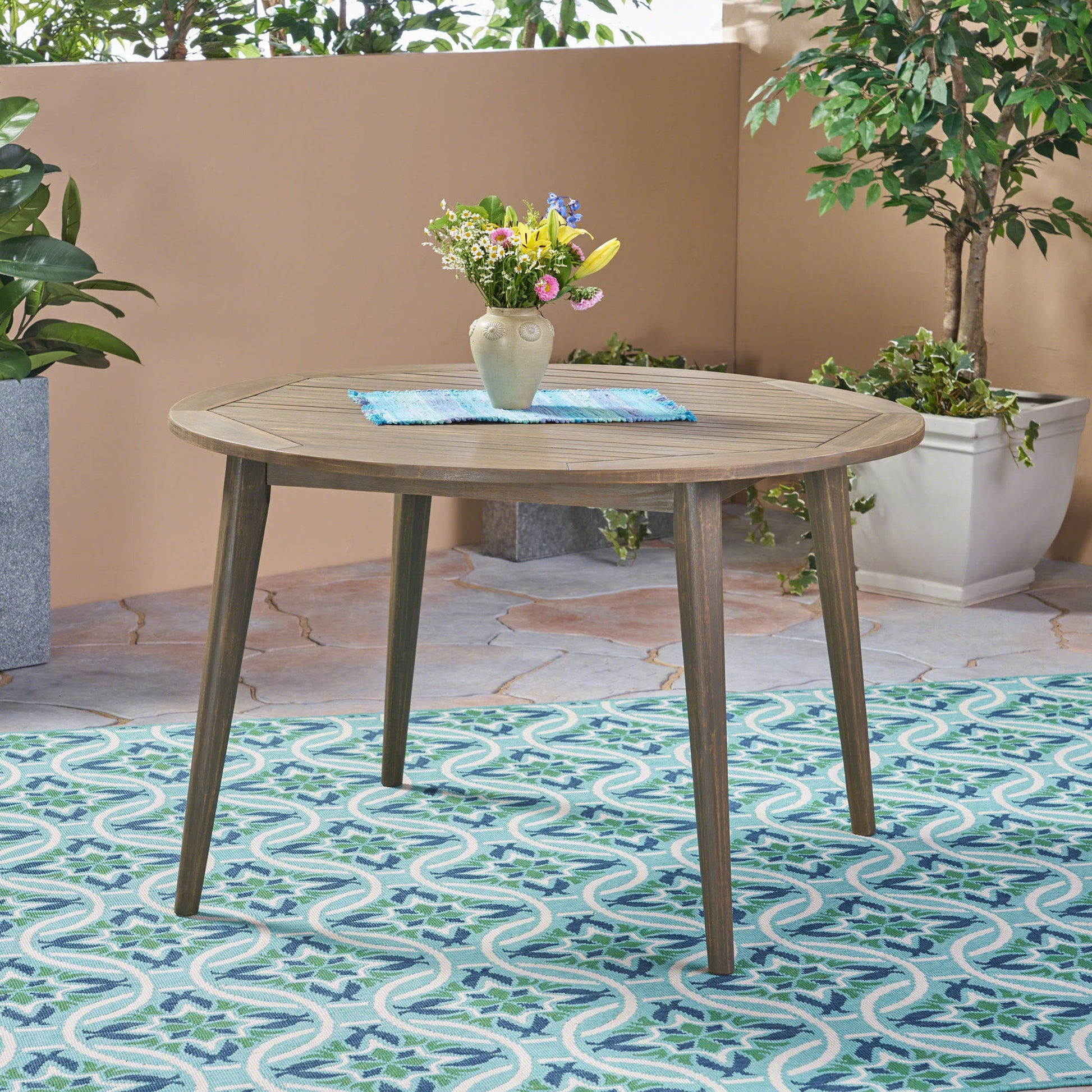 Stamford - Outdoor Dining Table Modern Design Noble House