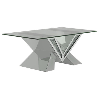 Taffeta - Mirrored Coffee Table Set Coaster Fine Furniture
