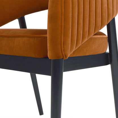 Mirah - Modern Open Barrel Dining Chair Jennifer Taylor Home