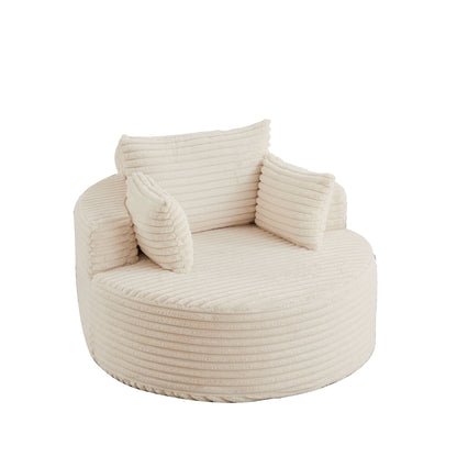 Modern Single Sofa With Backrest Pillow For Living Room Home Essentials