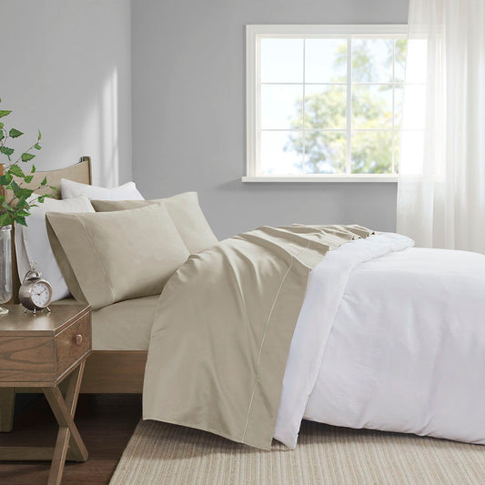 California King 600 Thread Count Sheet Set - Sand Madison Park