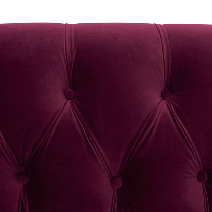 La Rosa - Victorian Chesterfield Tufted Sofa Jennifer Taylor Home