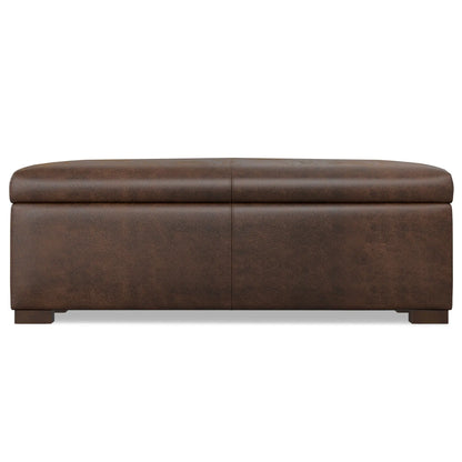Gabbie - Coffee Table Upholstered Storage Ottoman Simpli-Home