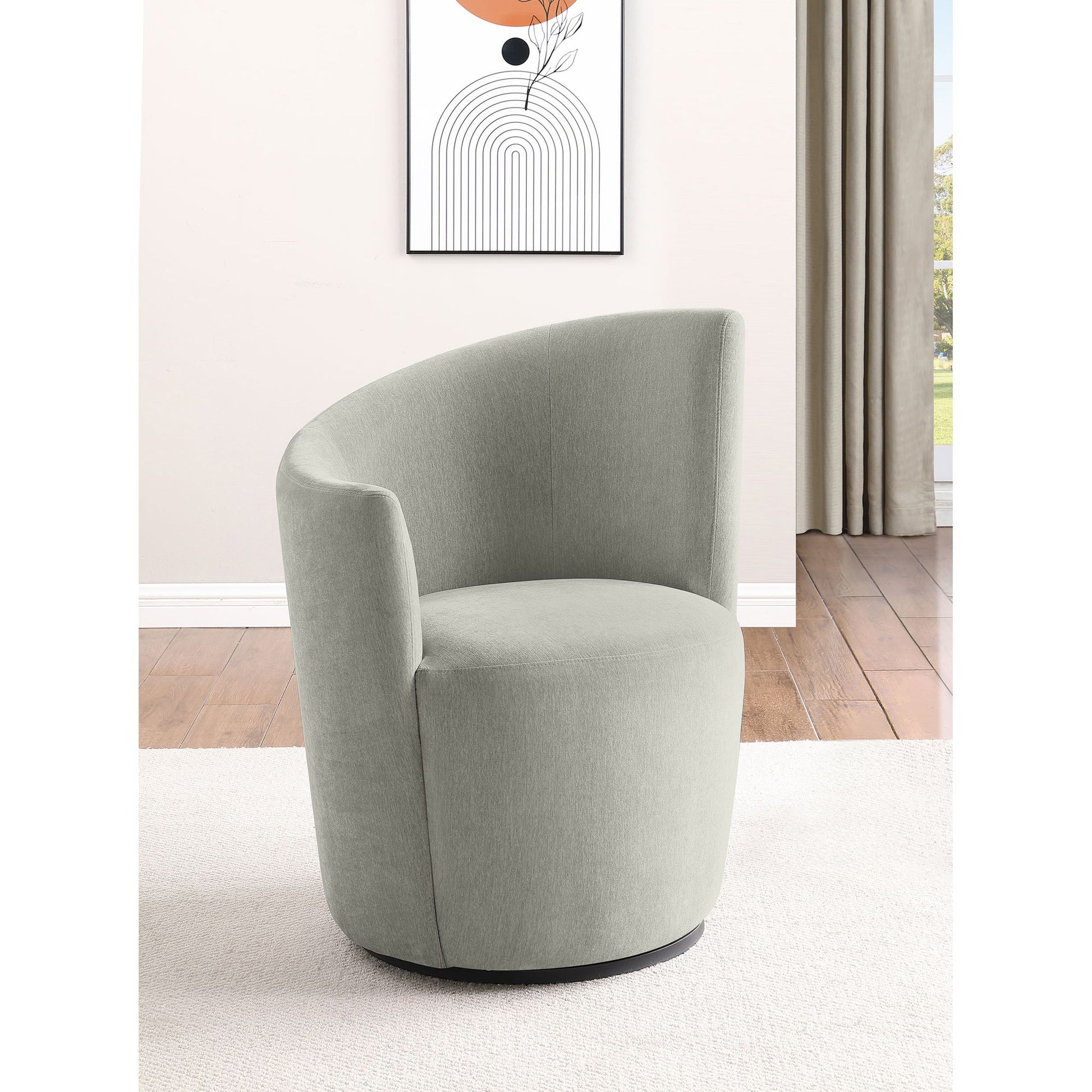 Kaylie - Upholstered Swivel Chair Furniture Max