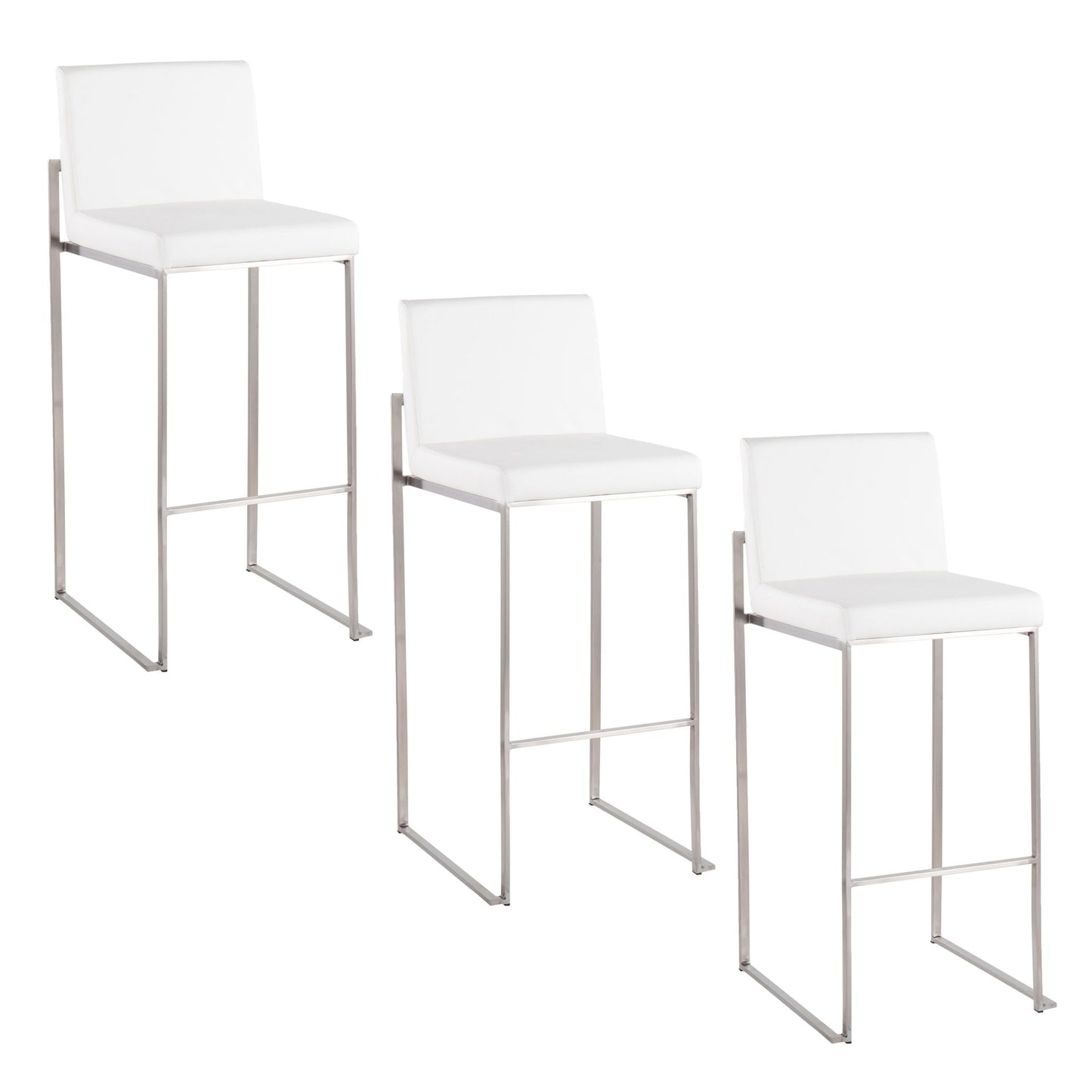 Fuji - Contemporary And Modern Elegance High Back Barstool Lumi Source