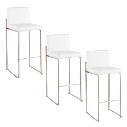 Fuji - Contemporary And Modern Elegance High Back Barstool Lumi Source