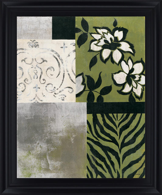 Verdant Mélange - 28" x 34" Framed Wall Art Classy Art