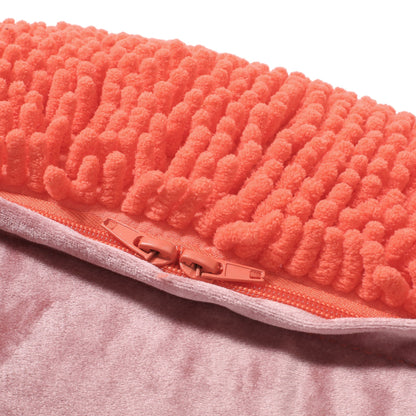 Sunny - Square Pouf, Versatile Ottoman Or Floor Cushion - Coral Home Essentials