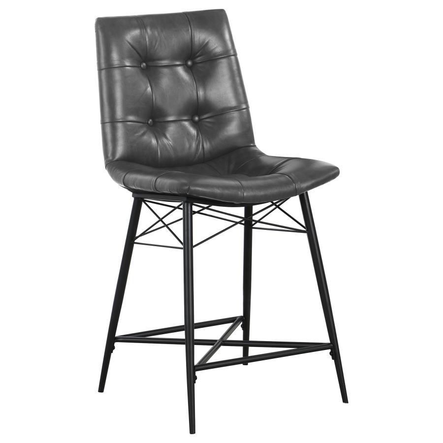 Aiken - Upholstered Tufted Counter Chair (Set of 2) CoasterEssence