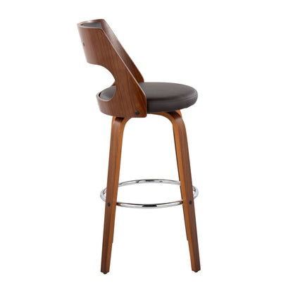 Cecina - Mid-Century Modern Barstool With Swivel (Set of 2) Lumi Source