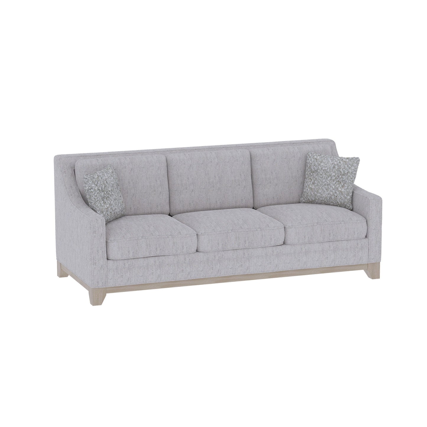 Sofa With Casual Accent - Gray Emerald Home