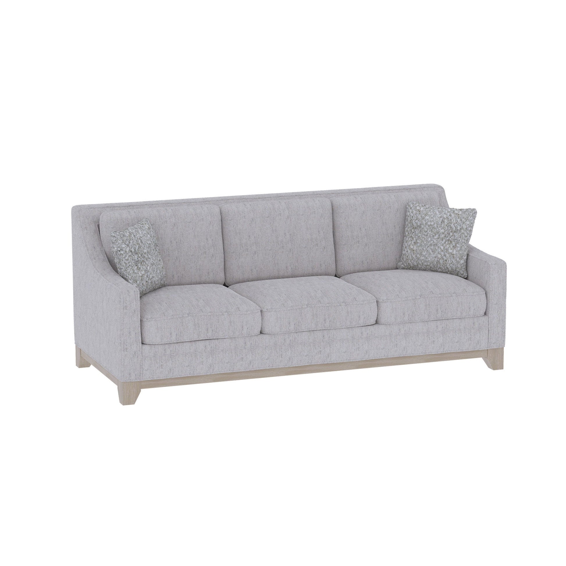 Sofa With Casual Accent - Gray Emerald Home