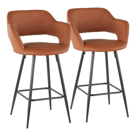 Margarite - Contemporary Counter Stool (Set of 2) Lumi Source