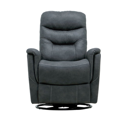 Ergonomic Shape Swivel Gliding Recliner Emerald Home