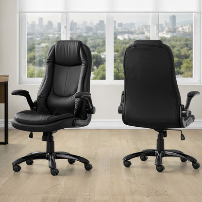 Office Chair, Adjustable Height, Swivel, Ergonomic, Armrests, Contemporary & Modern - Black 8th Street