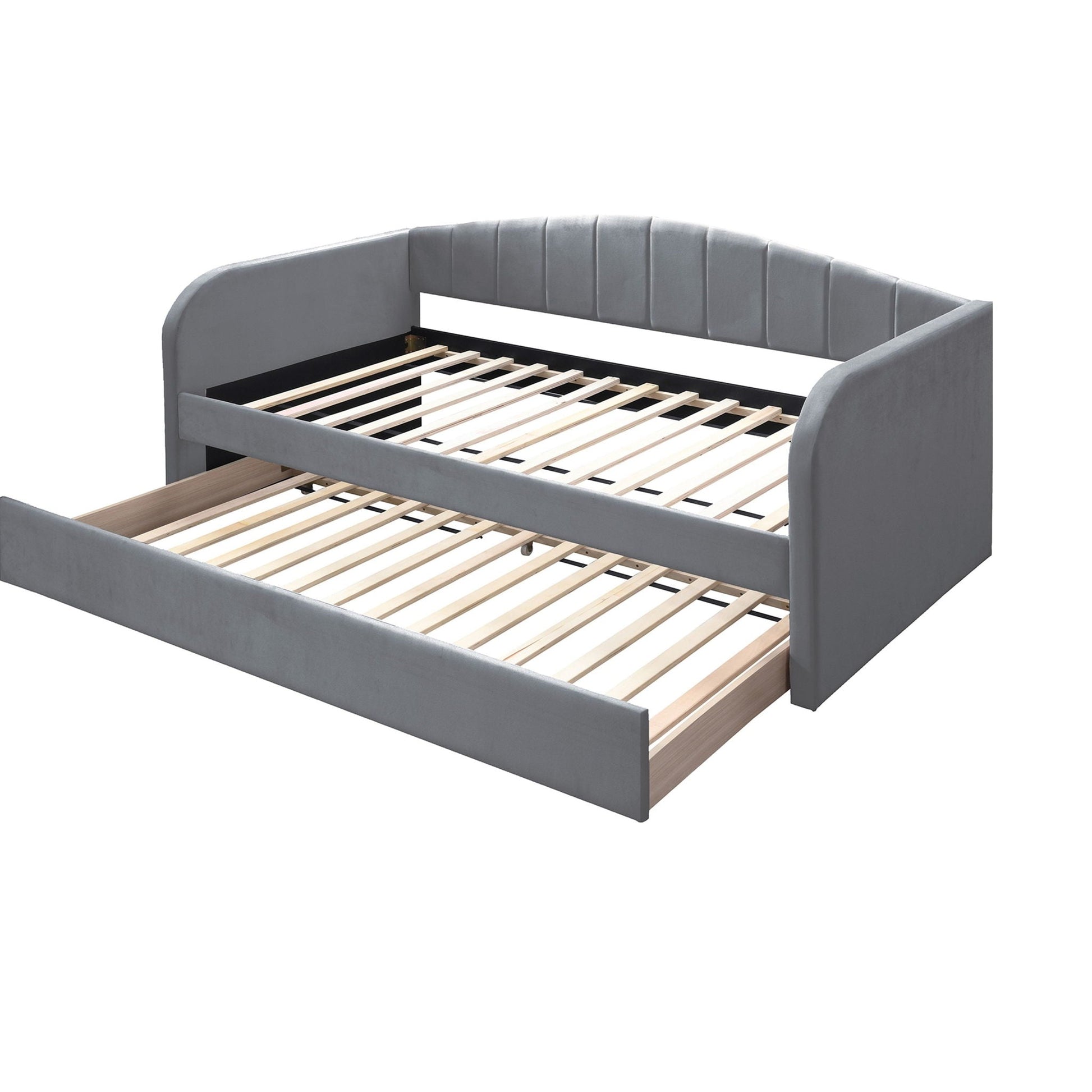 Modern Day Bed Trundle With Slat Support Home Essentials