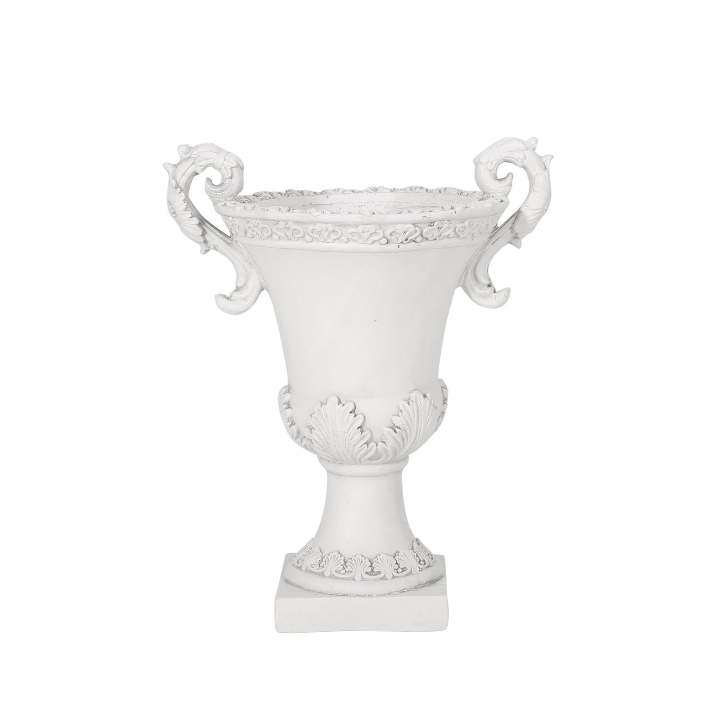 Roman Style Garden Urn Planter - Antique White Noble House