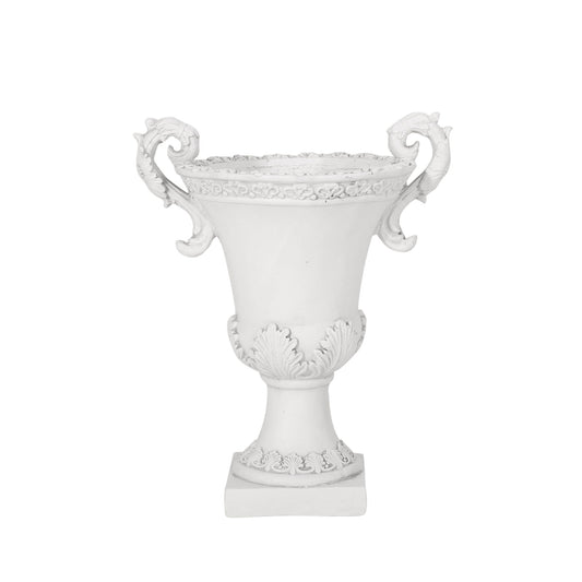 Roman Style Garden Urn Planter - Antique White Noble House