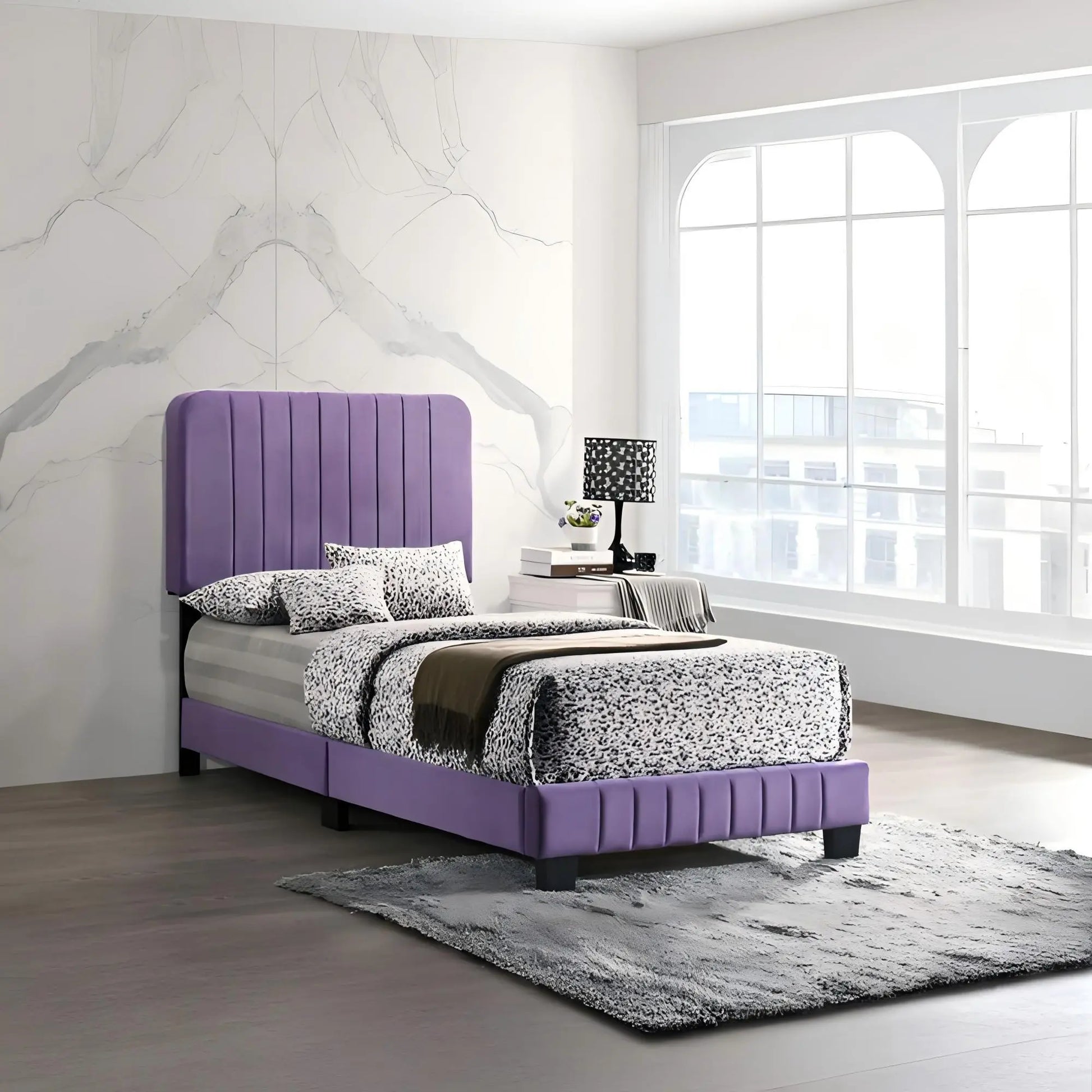 Channel Tufted Bed Glory Furniture