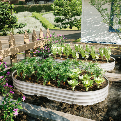 Heavy Duty Galvanized Raised Garden Bed Kit For Vegetables, Flowers & Herbs Daily Nest