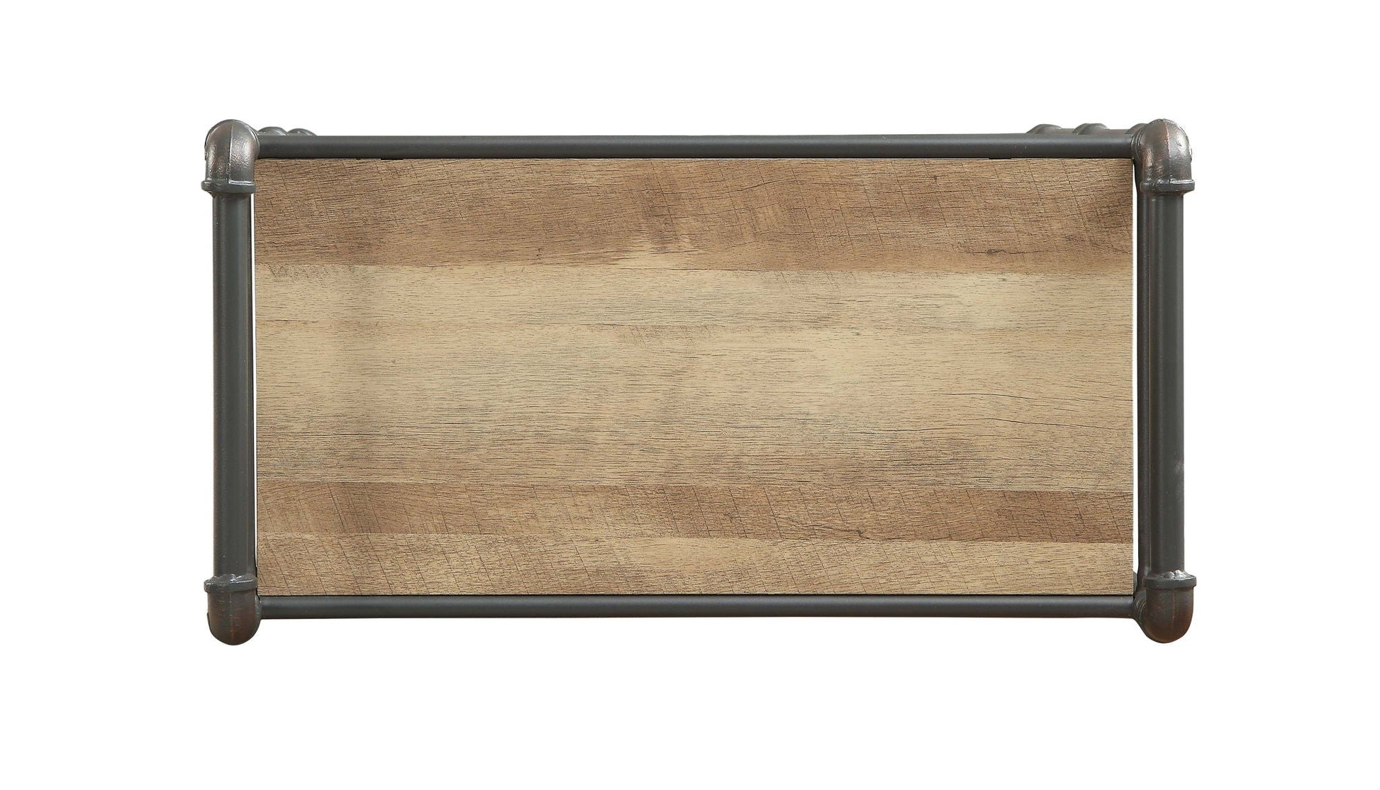 Itzel - Bookshelf - Antique Oak / Sandy Gray Acme