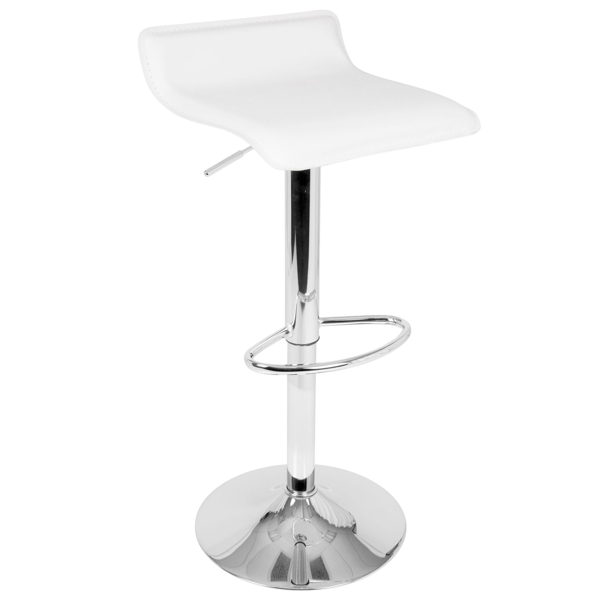 Ale - Contemporary Adjustable Barstool (Set of 2) Lumi Source