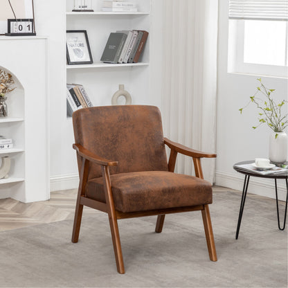 Accent Chair, Classic Mid Century Modern For Extra Seating US Pride