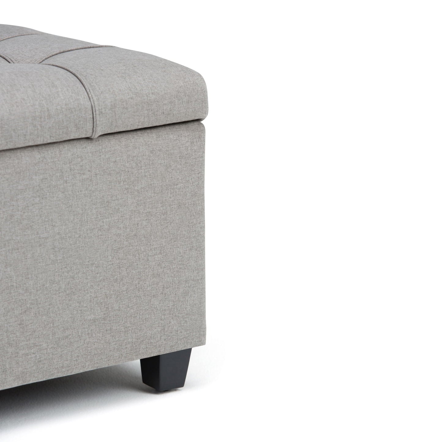 Sienna - Upholstered Storage Ottoman Bench Simpli-Home