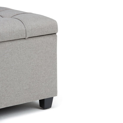 Sienna - Upholstered Storage Ottoman Bench Simpli-Home