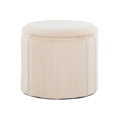 Lindsey - Contemporary / Glam Folding Storage Ottoman Lumi Source