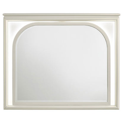 Olivia - LED Dresser Mirror - Pearl White Coaster Fine Furniture