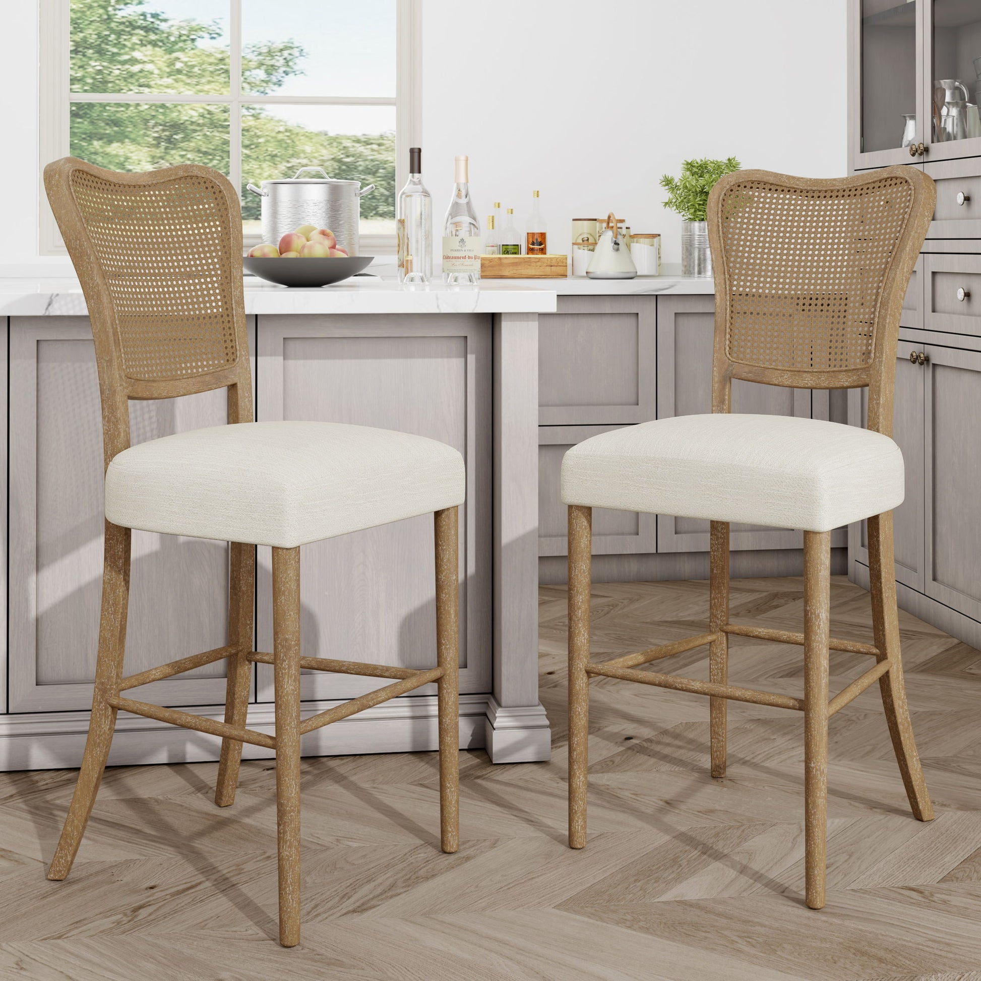 Barstool (Set of 2) - Dark Brown Noble House
