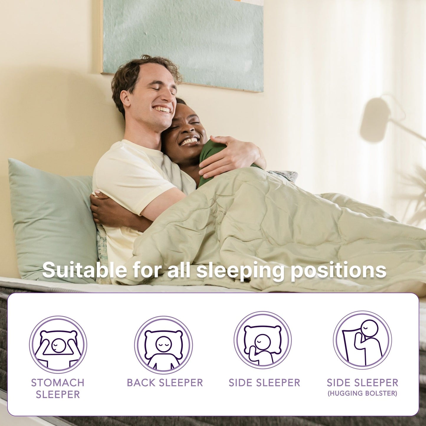 Victoria - 10" Cooling Gel Hybrid Mattress Daily Nest