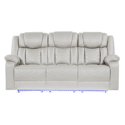 Challenger - LED Power Recliner Sofa Matrix Furniture Group