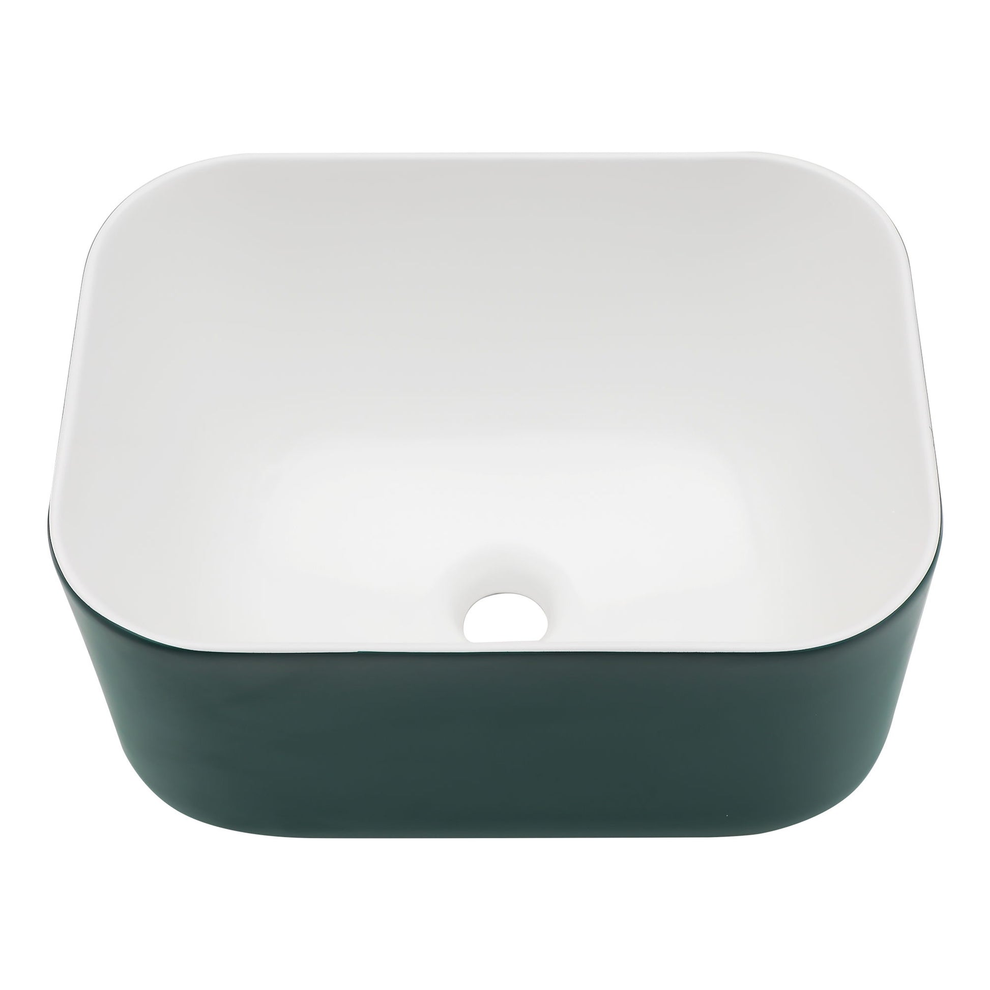 Square Vessel Bathroom Sink - Green Daily Nest
