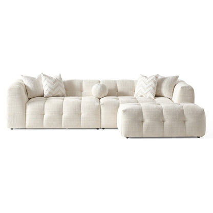 Alana - Modular Sectional Sofa - Ivory Ashcroft Furniture