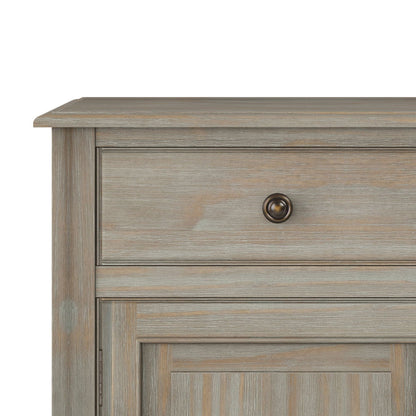 Connaught - Entryway Storage Cabinet - Distressed Gray Simpli-Home